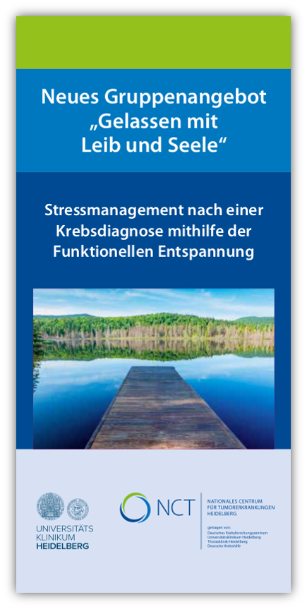 Flyer: Group program "stress management"