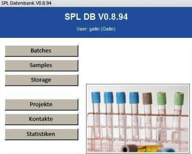 SPL Database for Sample Processing within the DKFZHIPO and NCTPOP programs NCT Nationales