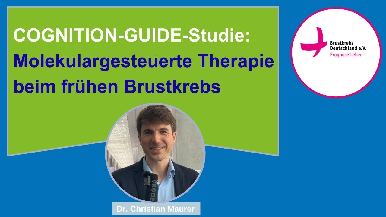 COGNITION-GUIDE-Studie: Molekulargesteuerte Therapie beim frühen Brustkrebs