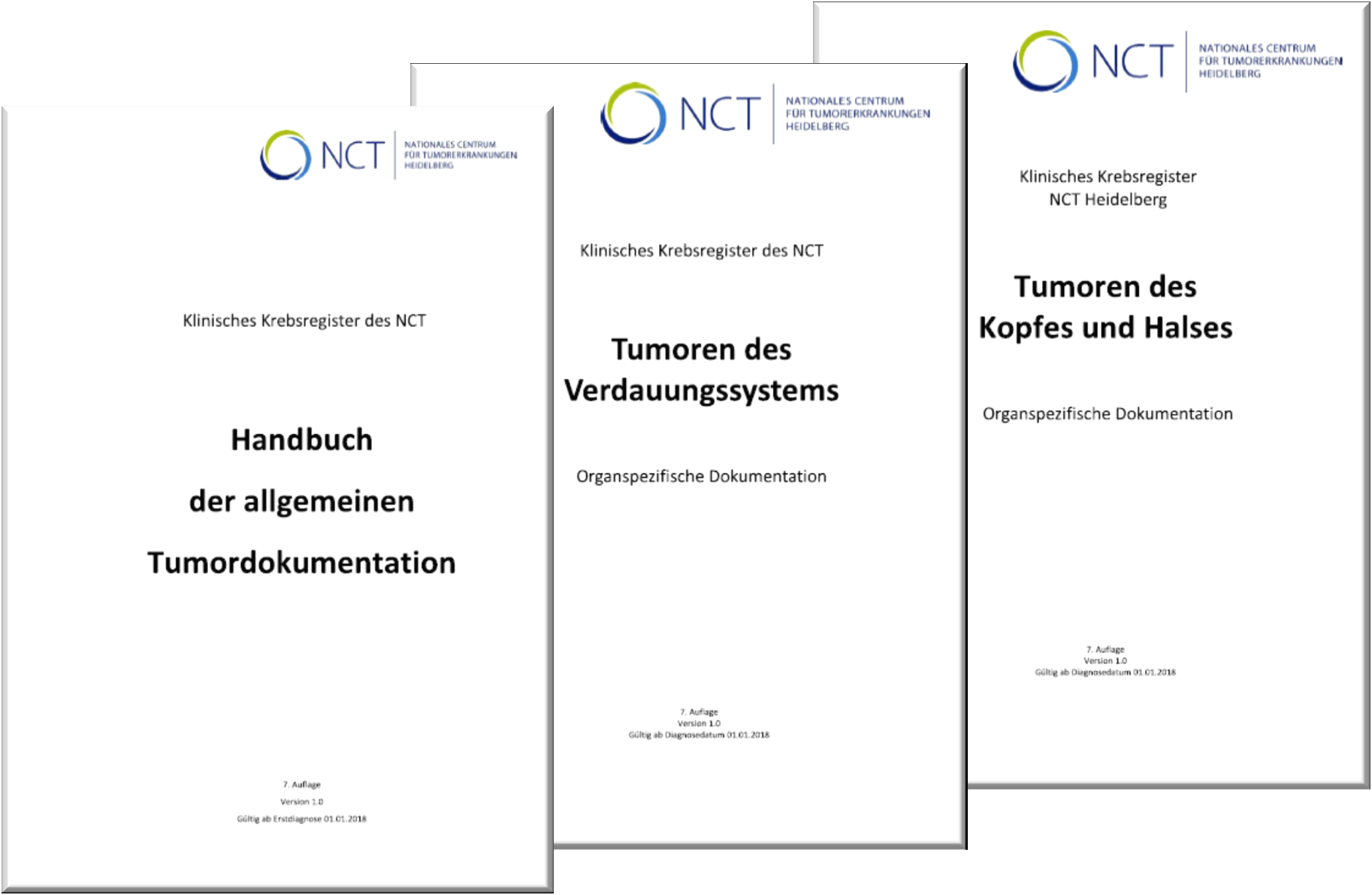 Selection of digital NCT Cancer Registry Manuals