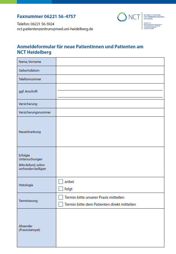 Download: Patient registration form
